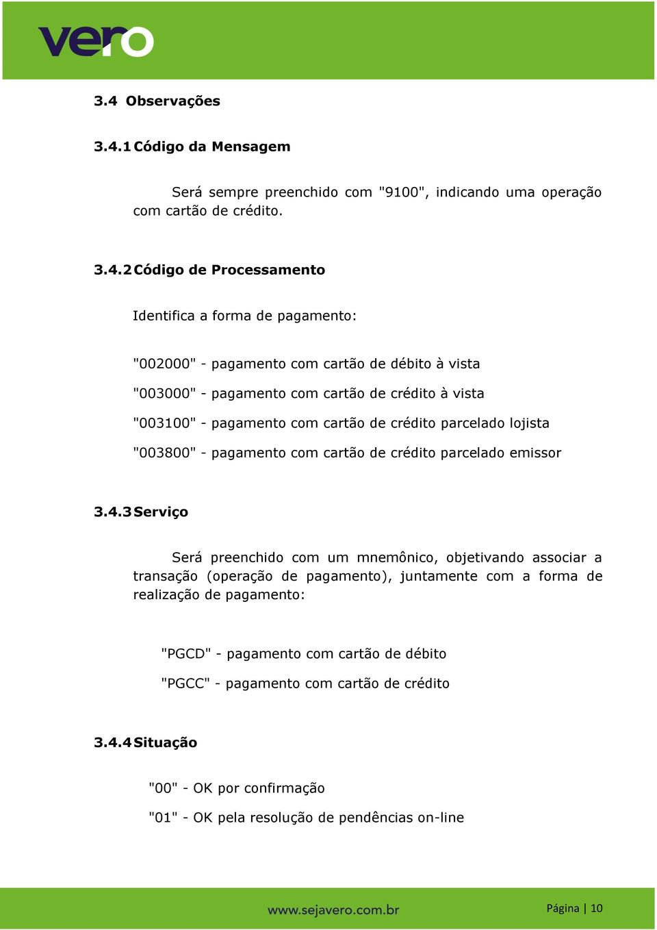 com cartão de crédito parcelado emissor 3.4.