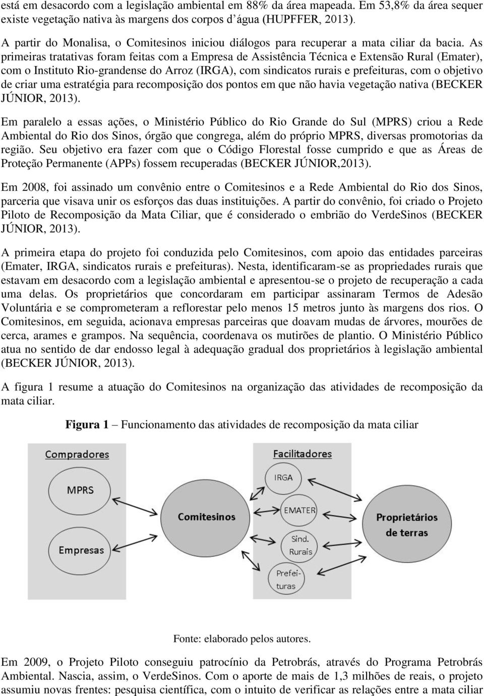 As primeiras tratativas foram feitas com a Empresa de Assistência Técnica e Extensão Rural (Emater), com o Instituto Rio-grandense do Arroz (IRGA), com sindicatos rurais e prefeituras, com o objetivo