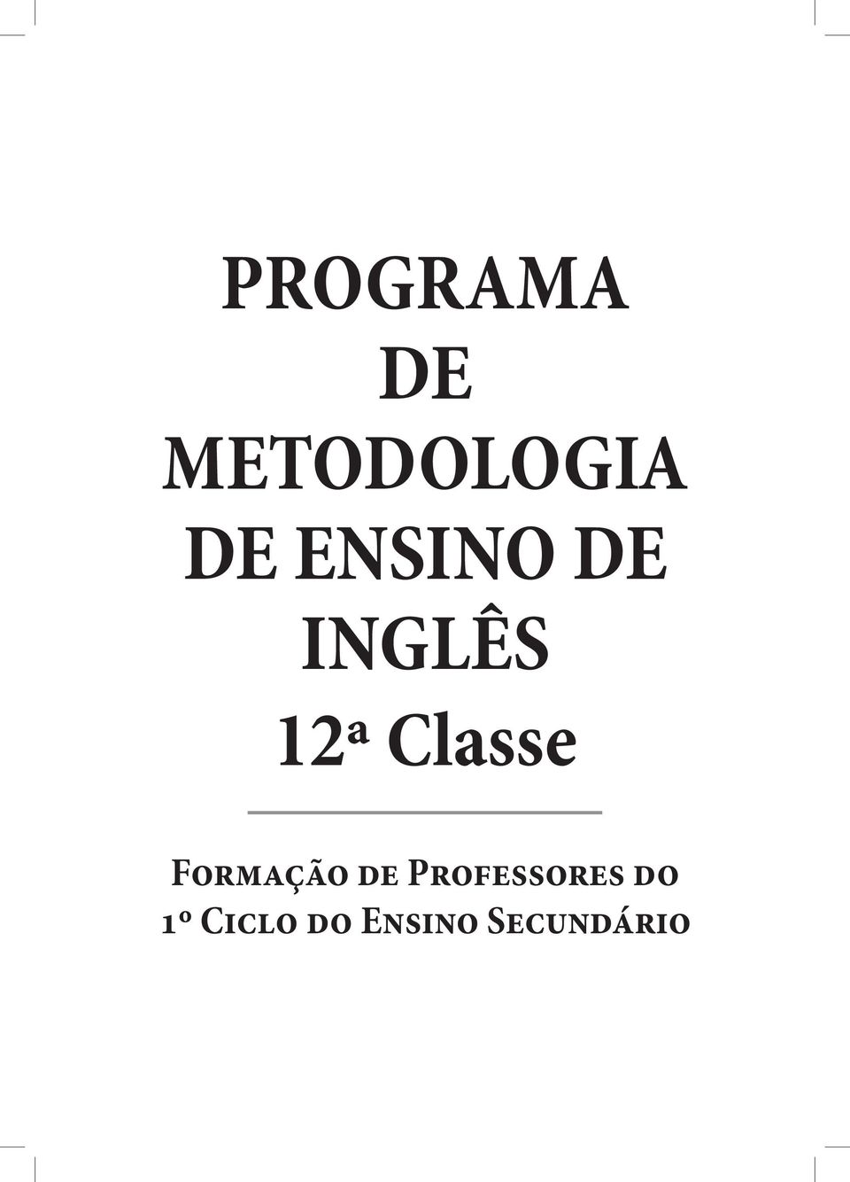 Formação de Professores do