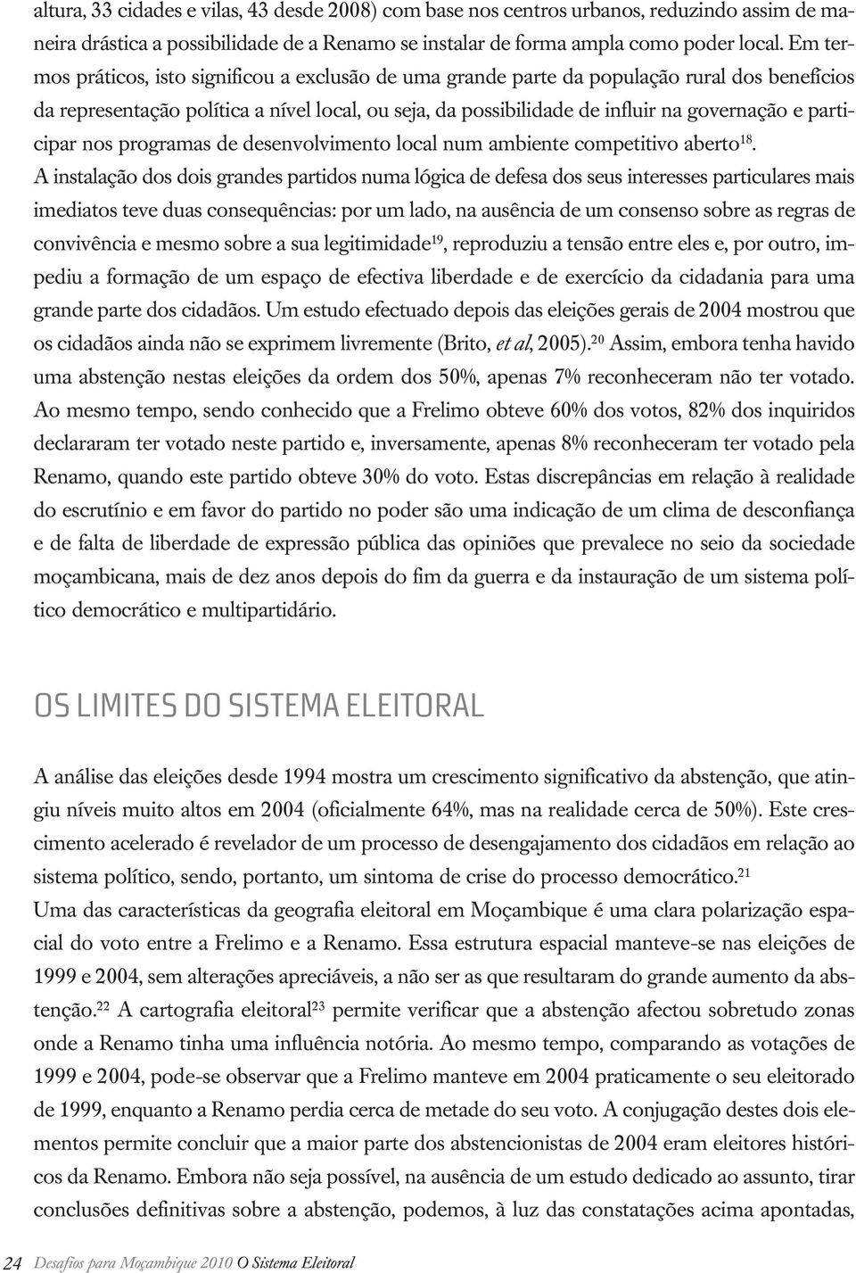 participar nos programas de desenvolvimento local num ambiente competitivo aberto 18.