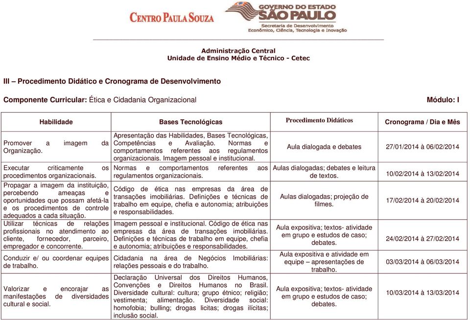 Propagar a imagem da instituição, percebendo ameaças e oportunidades que possam afetá-la e os procedimentos de controle adequados a cada situação.