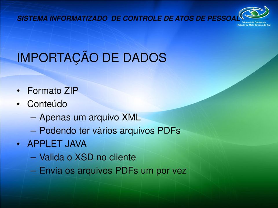 arquivos PDFs APPLET JAVA Valida o XSD no