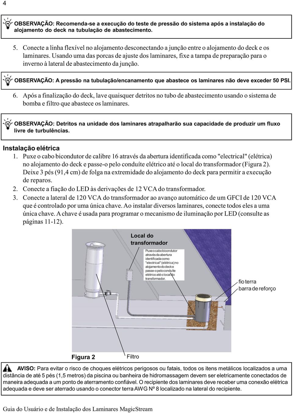 Usando uma das porcas de ajuste, fixe a tampa de preparação para o inverno à lateral de abastecimento da junção.