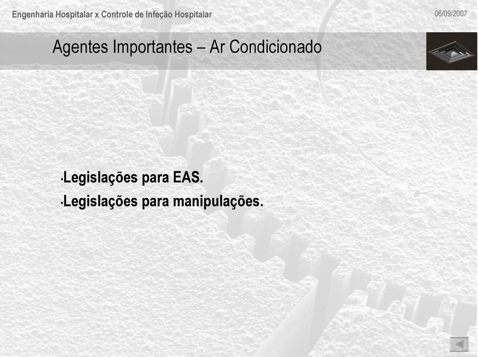 Legislações para EAS.
