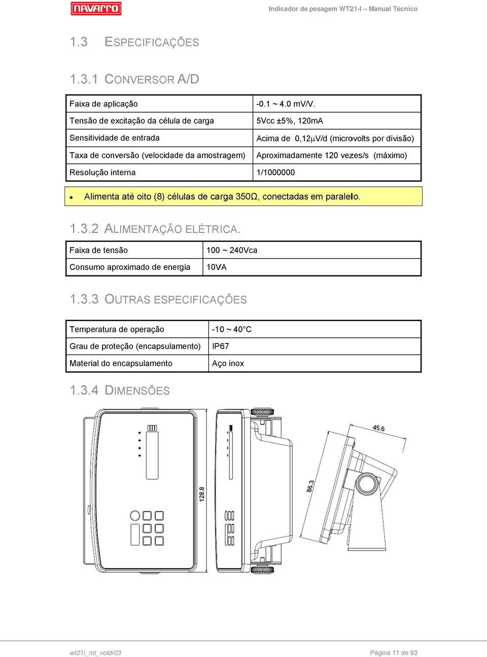 interna -. ~. mv/v.