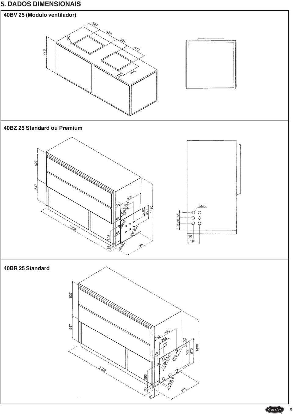 ventilador) 40BZ 25