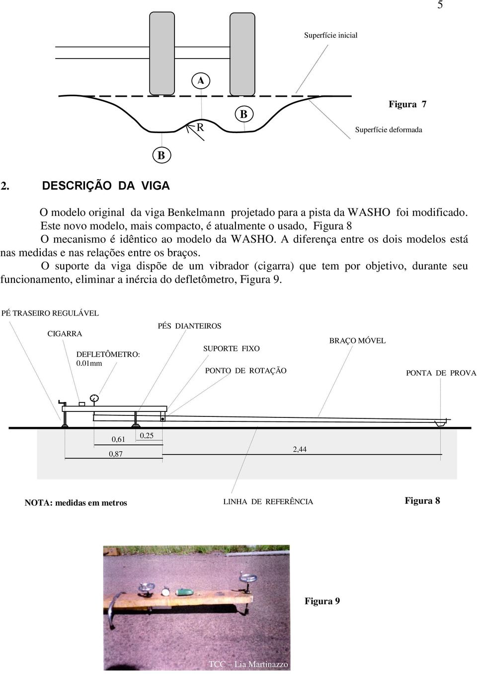 A diferença entre os dois modelos está nas medidas e nas relações entre os braços.