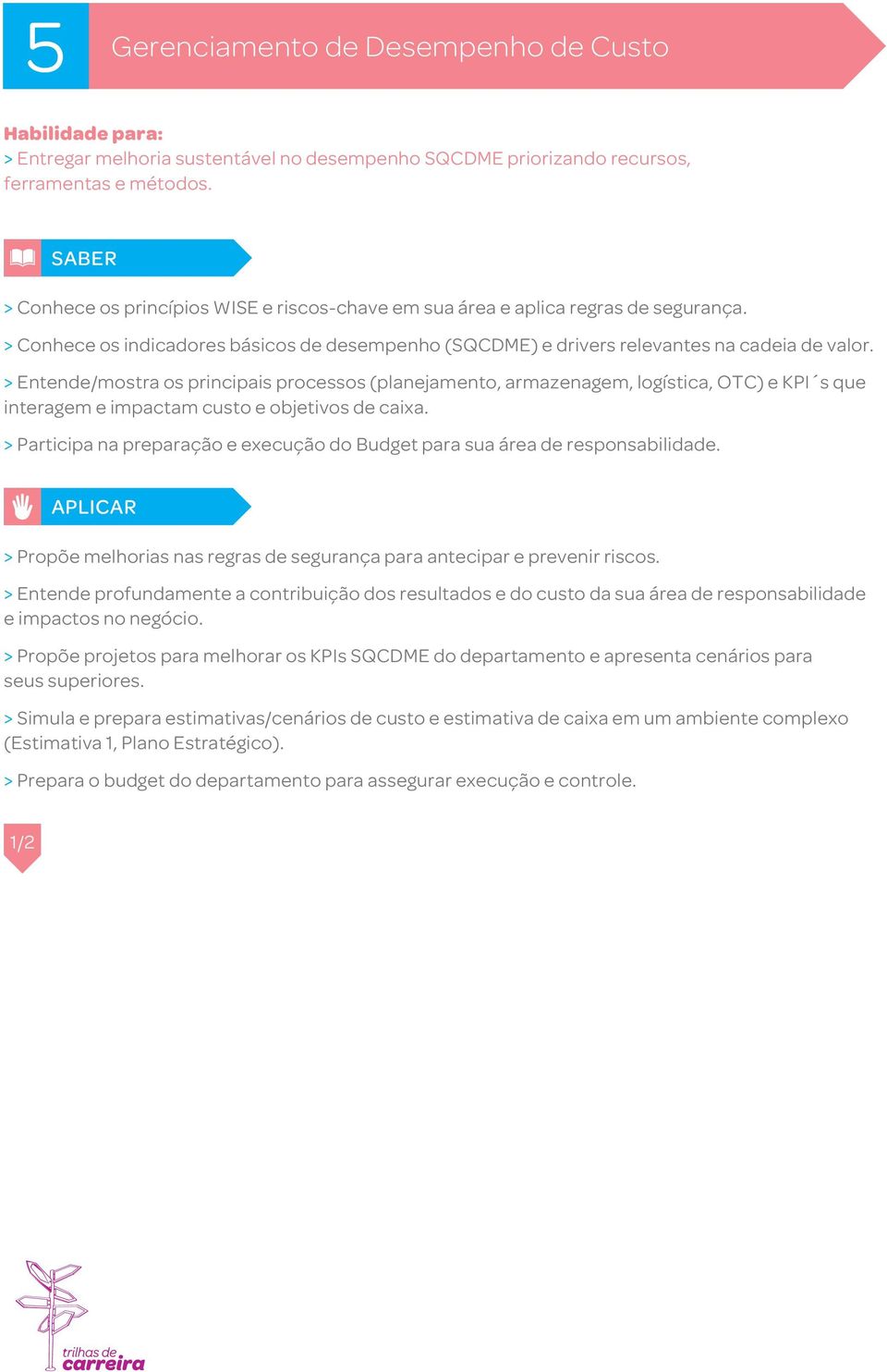 > Entende/mostra os principais processos (planejamento, armazenagem, logística, OTC) e KPI s que interagem e impactam custo e objetivos de caixa.