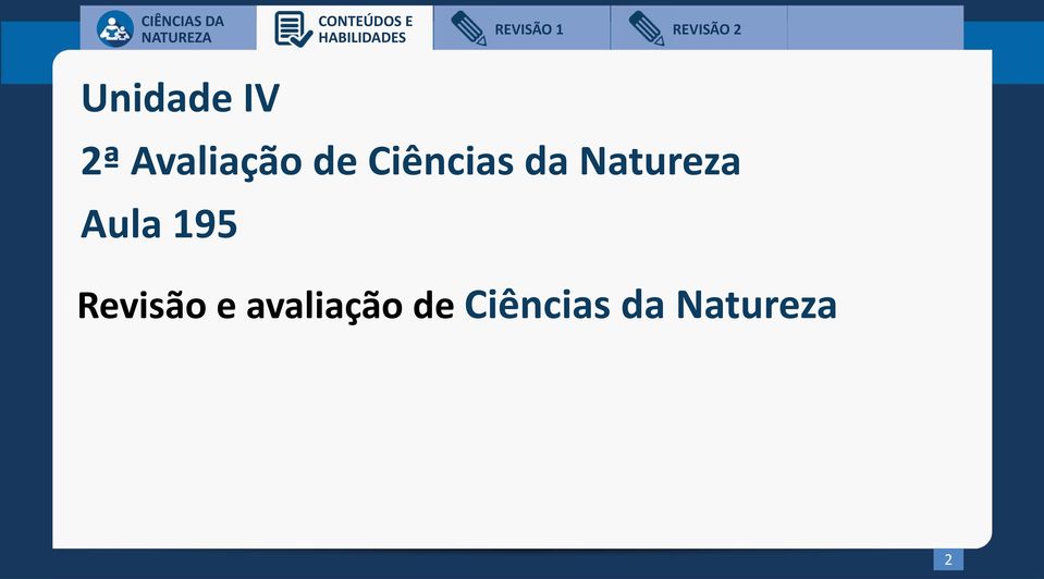 Aula 195 Revisão e