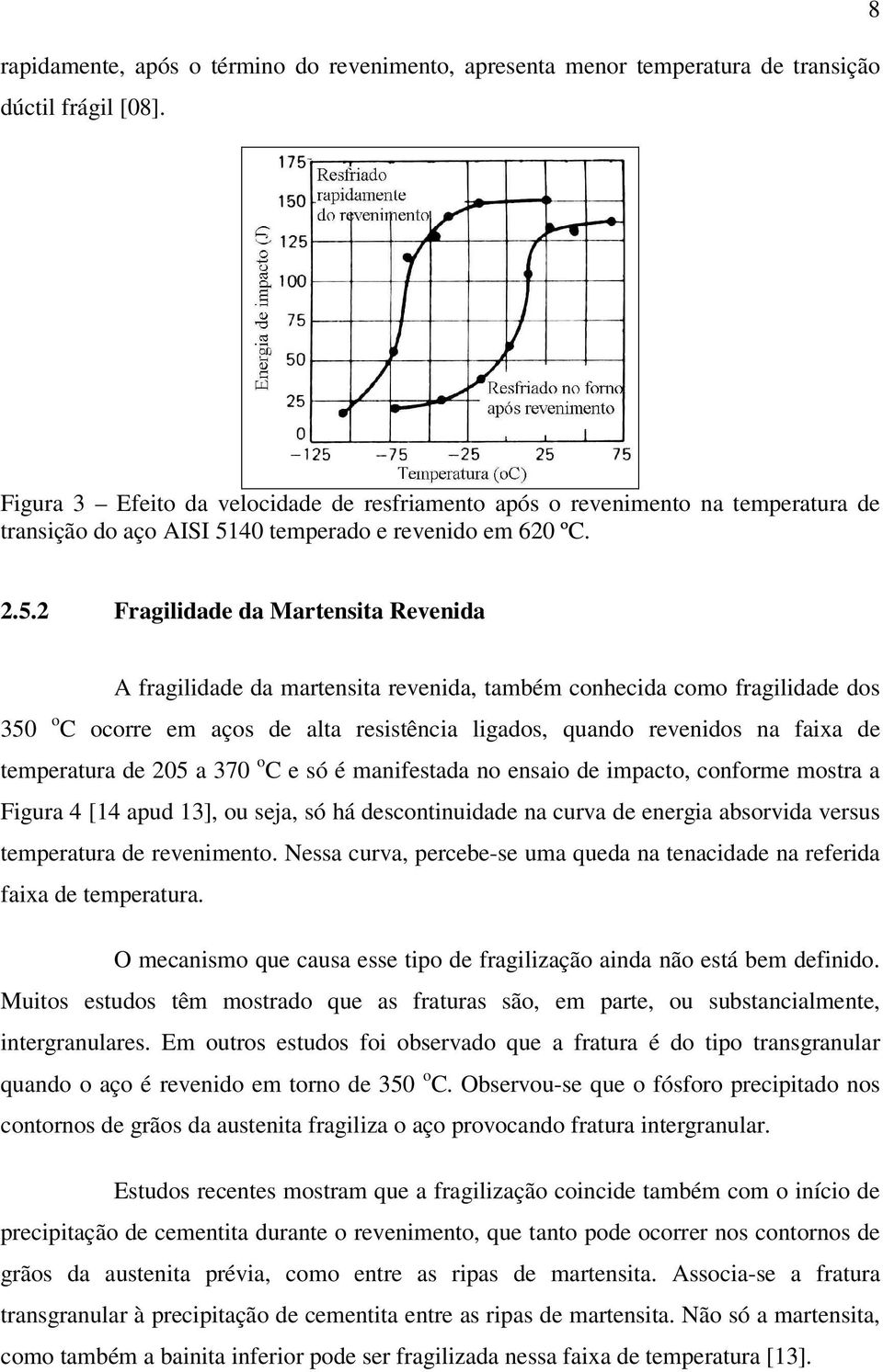 40 temperado e revenido em 620 ºC. 2.5.