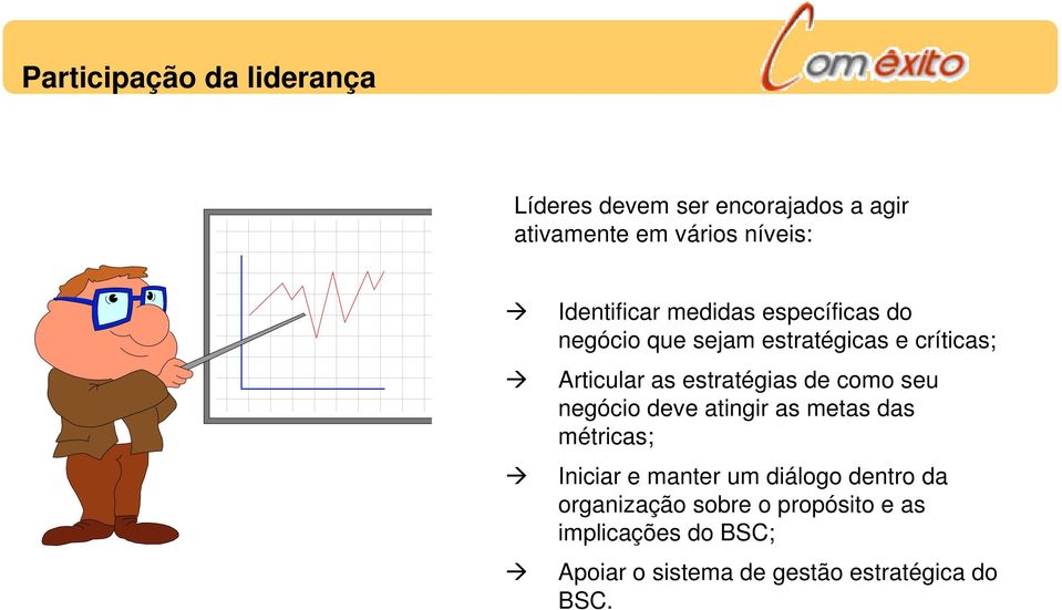 estratégias de como seu negócio deve atingir as metas das métricas; Iniciar e manter um diálogo