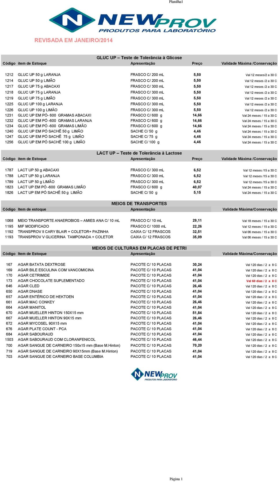 EM PÓ- 600 GRAMAS ABACAXI FRASCO C/ 600 g 14,66 Val 24 meses / 15 a 30 C 1232 GLUC UP EM PÓ -600 GRAMAS LARANJA FRASCO C/ 600 g 14,66 Val 24 meses / 15 a 30 C 1234 GLUC UP EM PÓ -600 GRAMAS LIMÃO