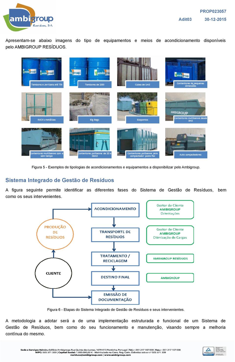 Sistema Integrado de Gestão de Resíduos A figura seguinte permite identificar as diferentes fases do Sistema de Gestão de Resíduos, bem como os seus intervenientes.