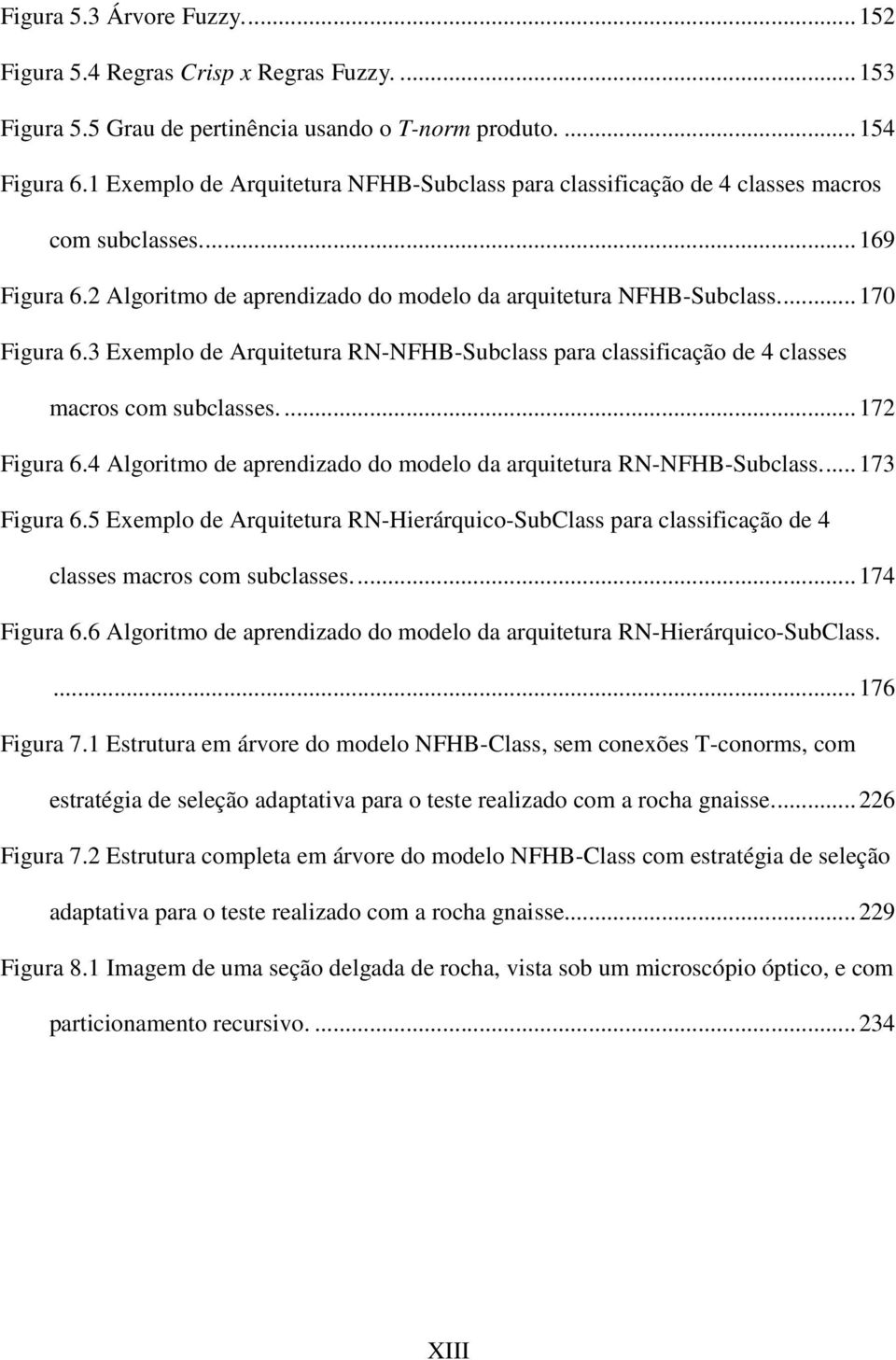 3 Exemplo de Arquitetura RN-NFHB-Subclass para classificação de 4 classes macros com subclasses.... 172 Figura 6.4 Algoritmo de aprendizado do modelo da arquitetura RN-NFHB-Subclass.... 173 Figura 6.