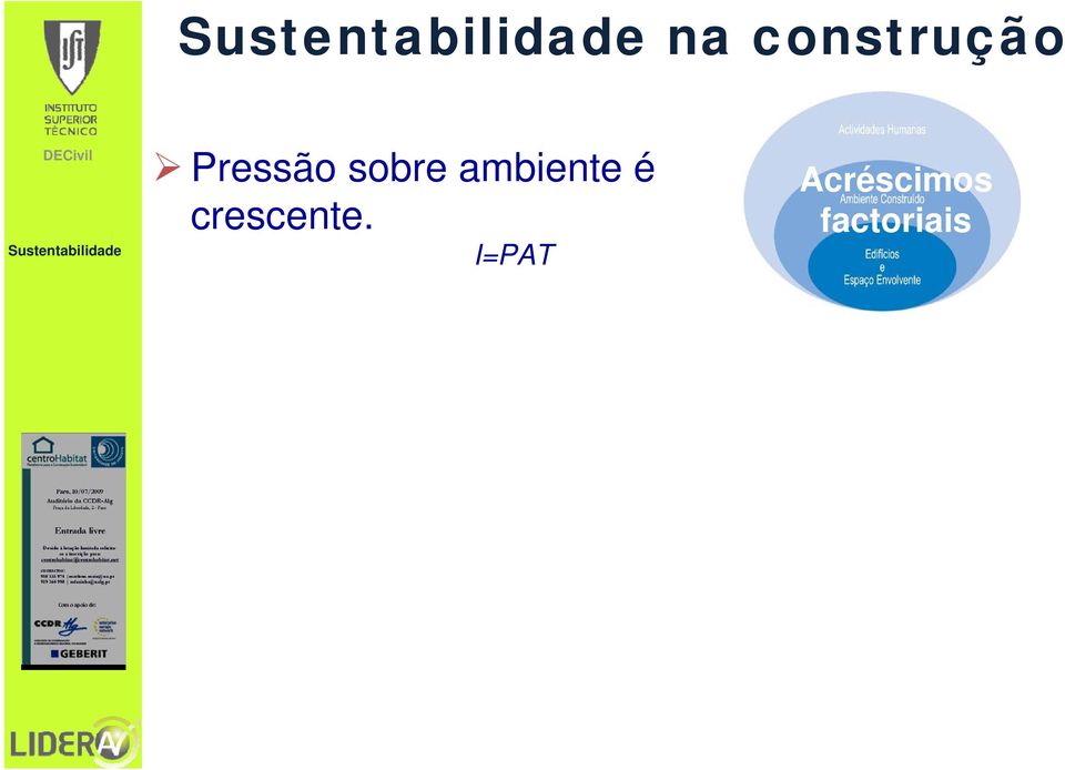 ambiente é crescente.