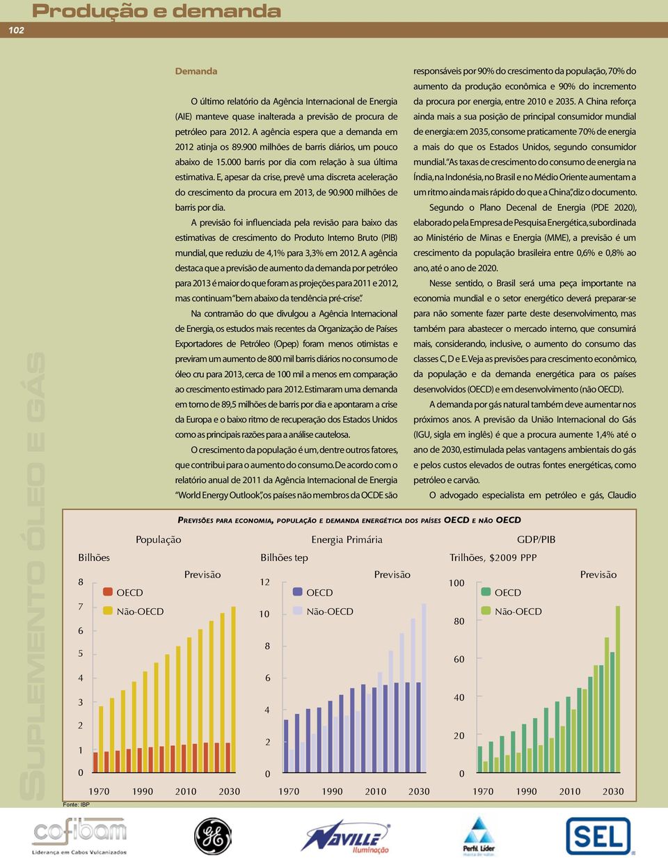 000 barris por dia com relação à sua última estimativa. E, apesar da crise, prevê uma discreta aceleração do crescimento da procura em 2013, de 90.900 milhões de barris por dia.