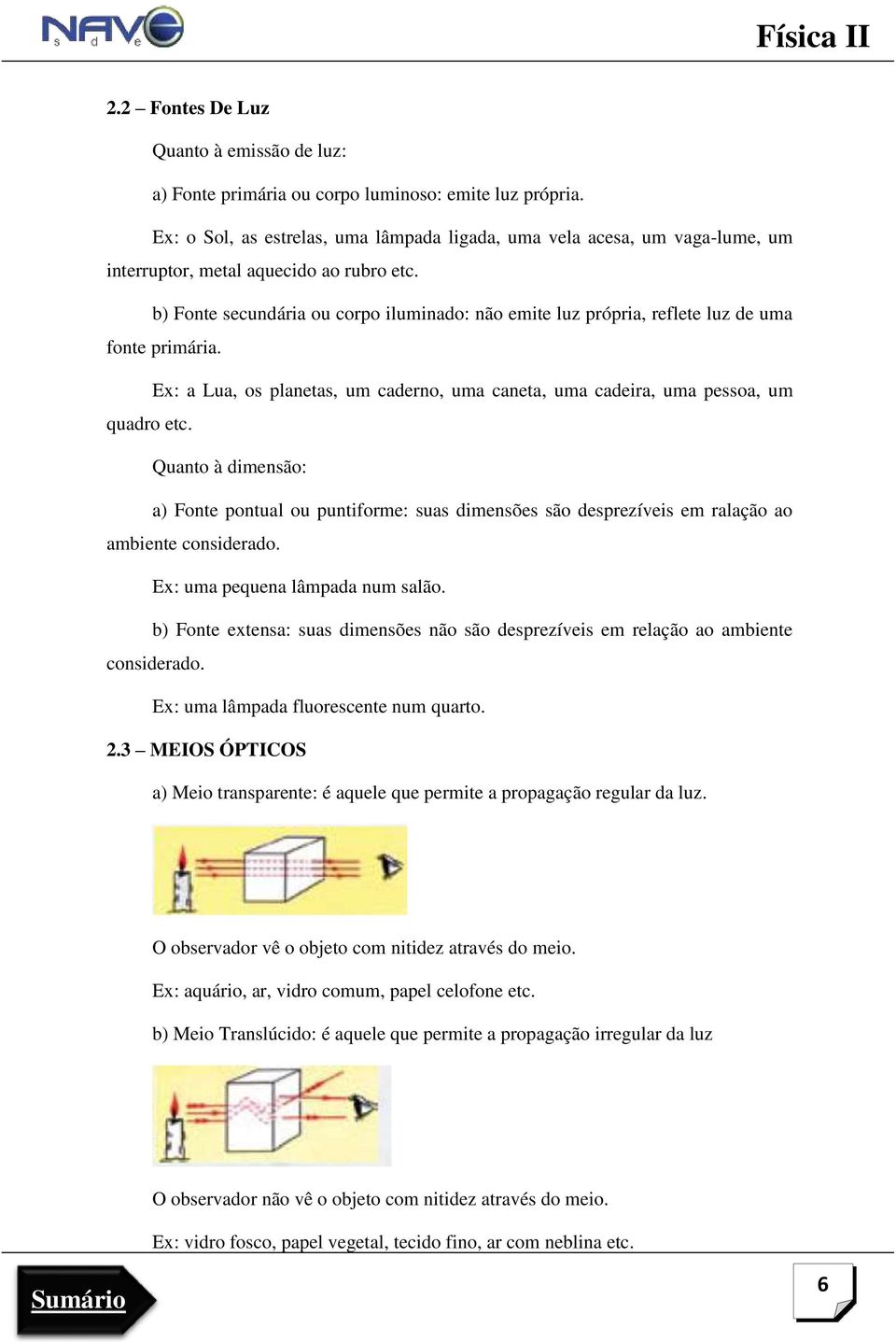 b) Fonte secundária ou corpo iluminado: não emite luz própria, reflete luz de uma fonte primária. Ex: a Lua, os planetas, um caderno, uma caneta, uma cadeira, uma pessoa, um quadro etc.