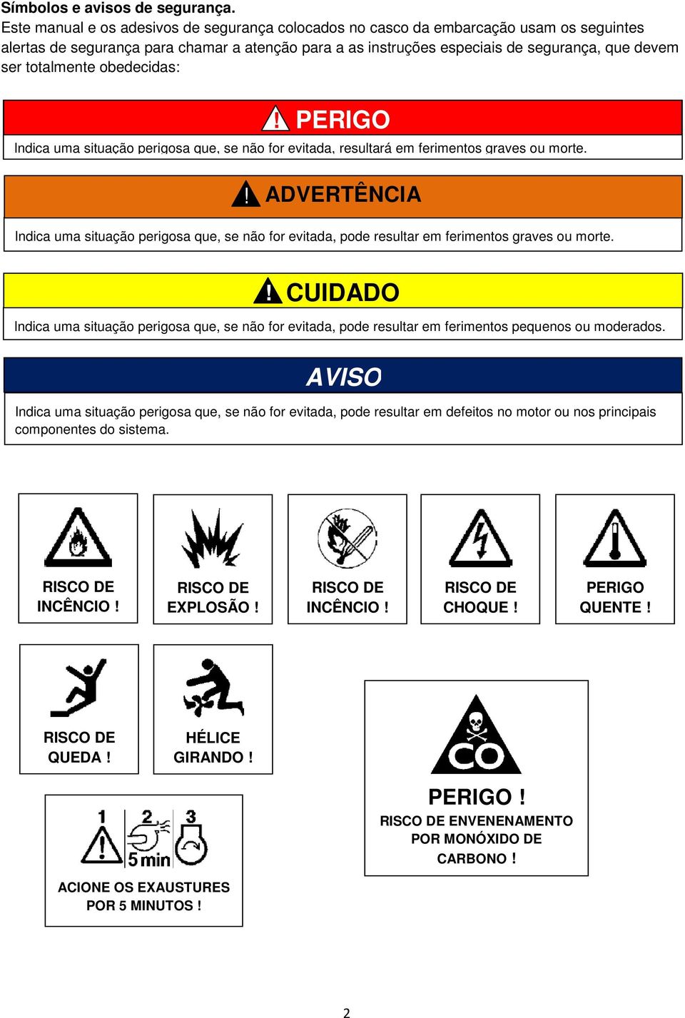 totalmente obedecidas: PERIGO Indica uma situação perigosa que, se não for evitada, resultará em ferimentos graves ou morte.