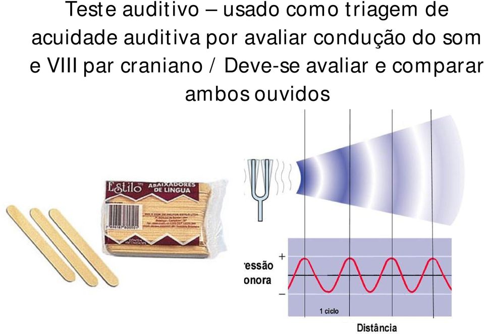 condução do som e VIII par craniano