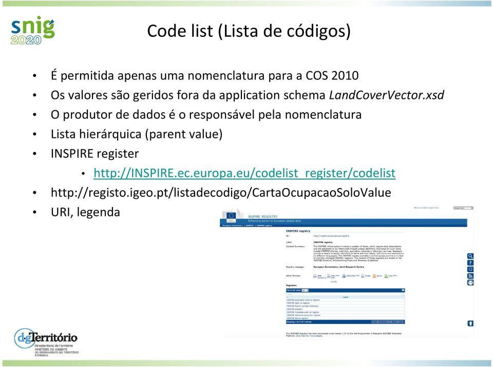 xsd O produtor de dados é o responsável pela nomenclatura Lista hierárquica (parent value)