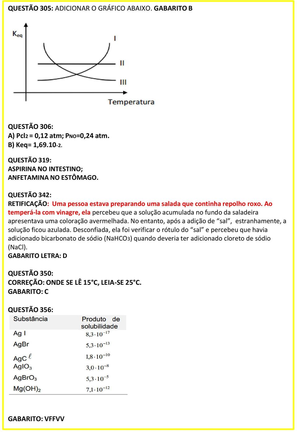 o temperá-la com vinagre, ela percebeu que a solução acumulada no fundo da saladeira apresentava uma coloração avermelhada.