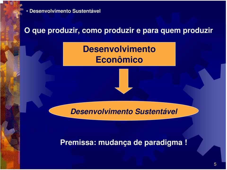 produzir Desenvolvimento Econômico