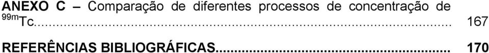 concentração de 99m Tc.