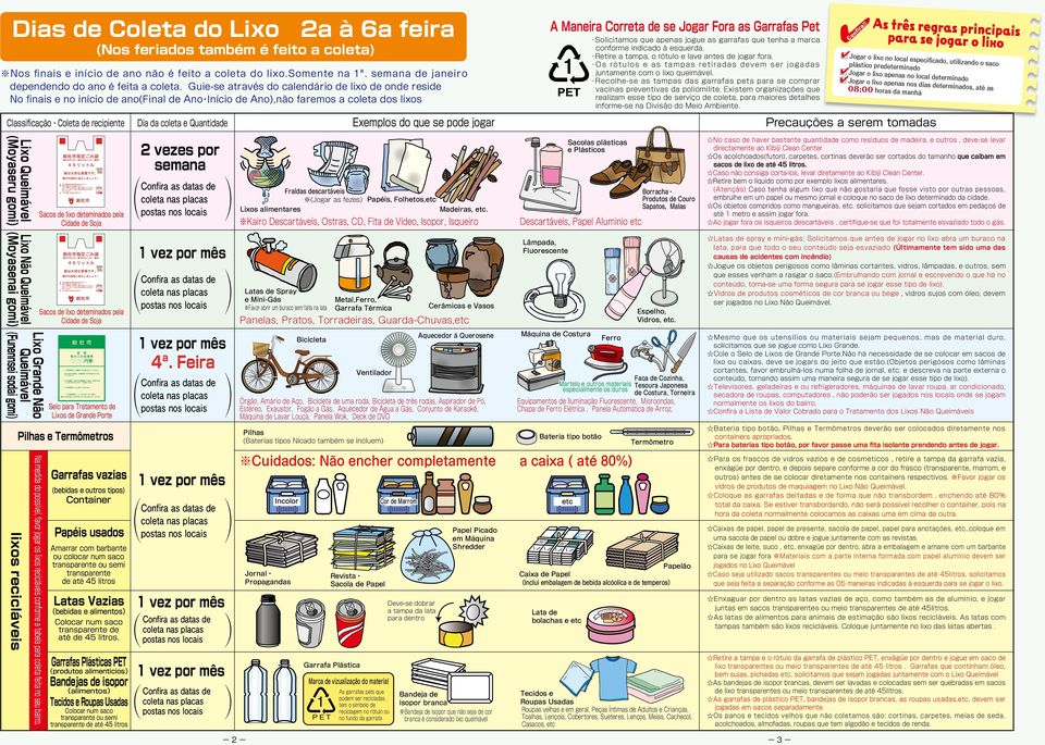 feito a coleta) A Maneira Correta de se Jogar Fora as Garrafas Pet Solicitamos que apenas jogue as garrafas que tenha a marca conforme indicado á esquerda.