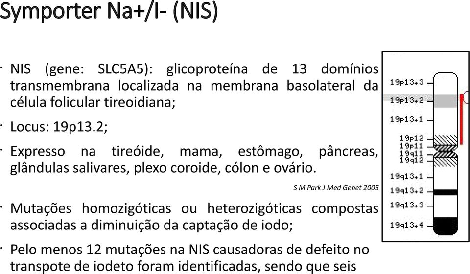 2; Expresso na tireóide, mama, estômago, pâncreas, glândulas salivares, plexo coroide, cólon e ovário.