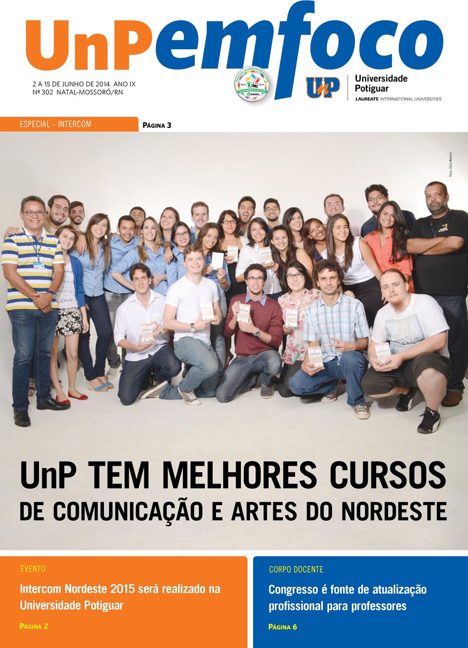 nordeste evento Intercom Nordeste 2015 será realizado na Universidade Potiguar