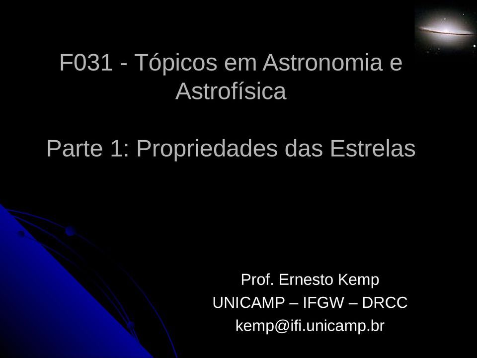 das Estrelas Prof.