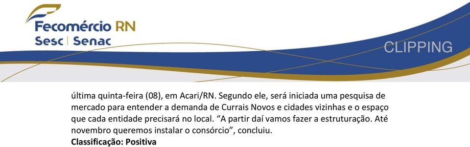 Currais Novos e cidades vizinhas e o espaço que cada entidade precisará no