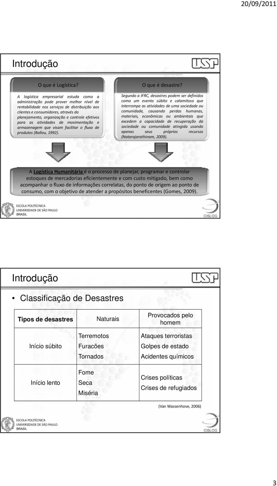 efetivos para as atividades de movimentação e armazenagem que visam facilitar o fluxo de produtos (Ballou, 1992). O que é desastre?