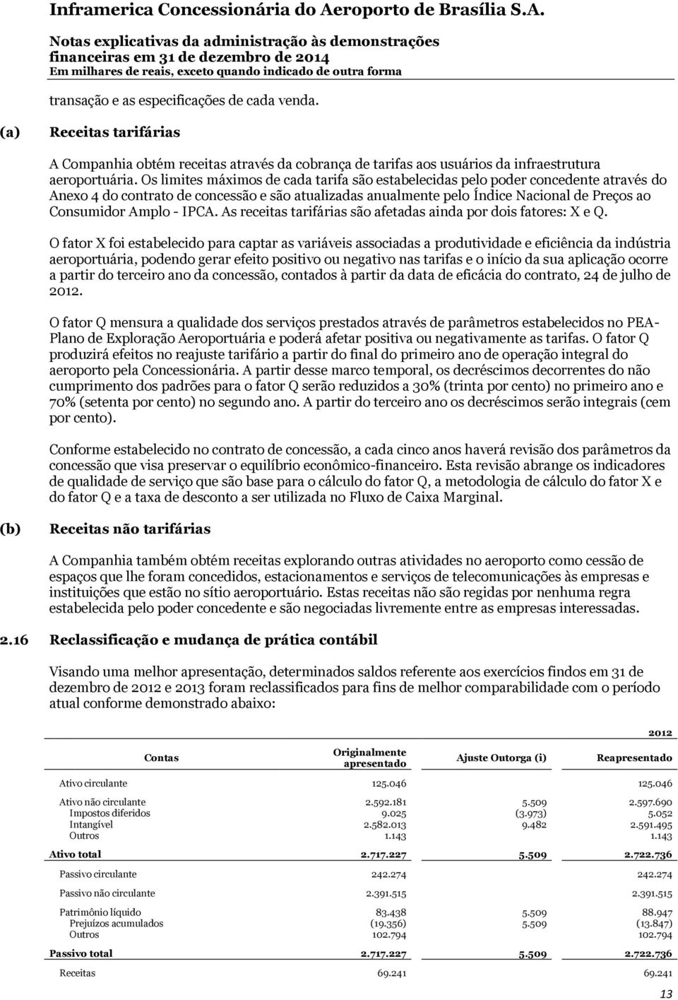 IPCA. As receitas tarifárias são afetadas ainda por dois fatores: X e Q.