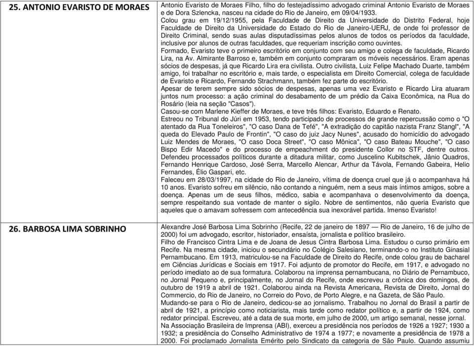 Colou grau em 19/12/1955, pela Faculdade de Direito da Universidade do Distrito Federal, hoje Faculdade de Direito da Universidade do Estado do Rio de Janeiro-UERJ, de onde foi professor de Direito