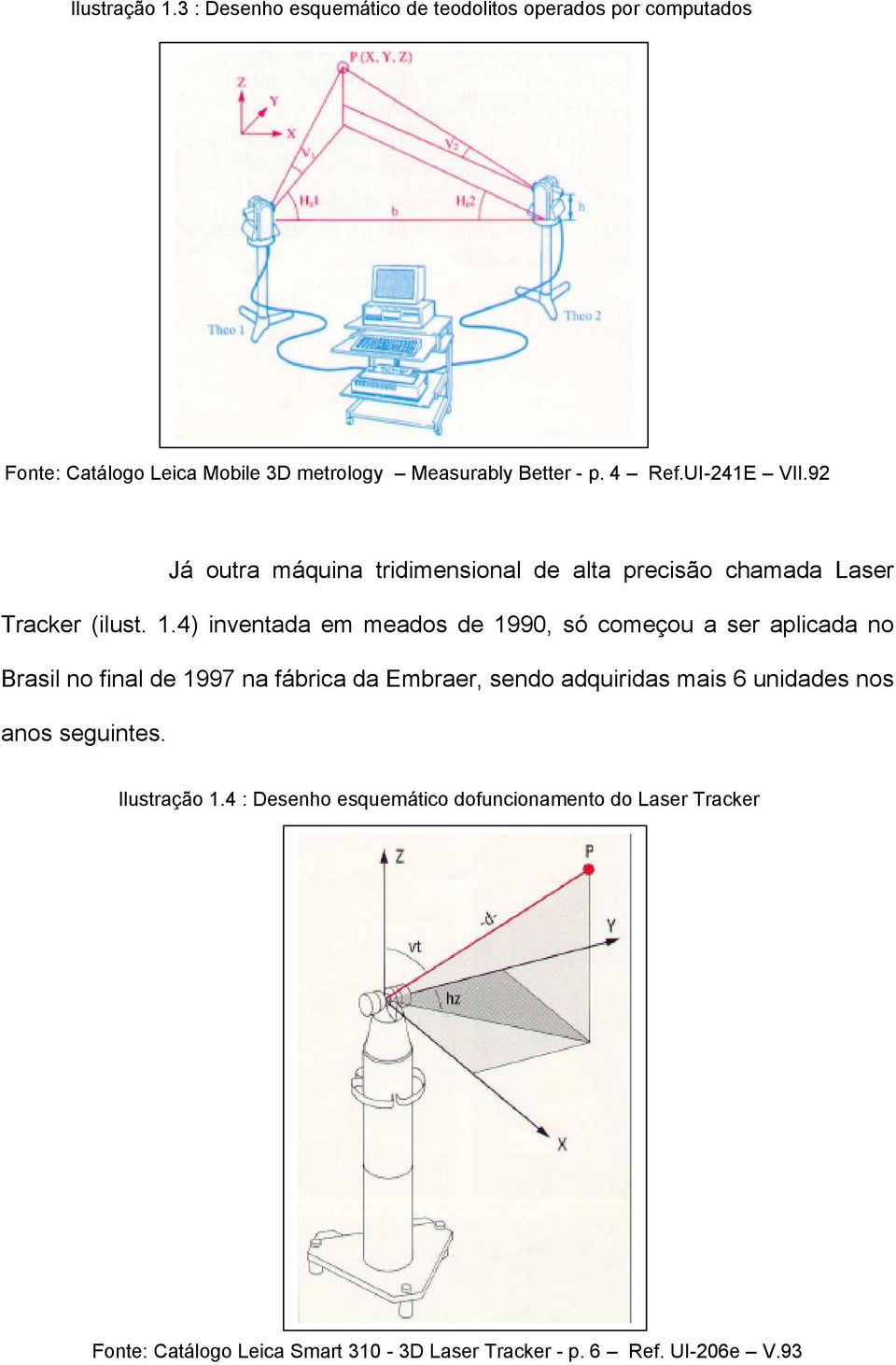 UI-241E VII.92 Já outra máquina tridimensional de alta precisão chamada Laser Tracker (ilust. 1.