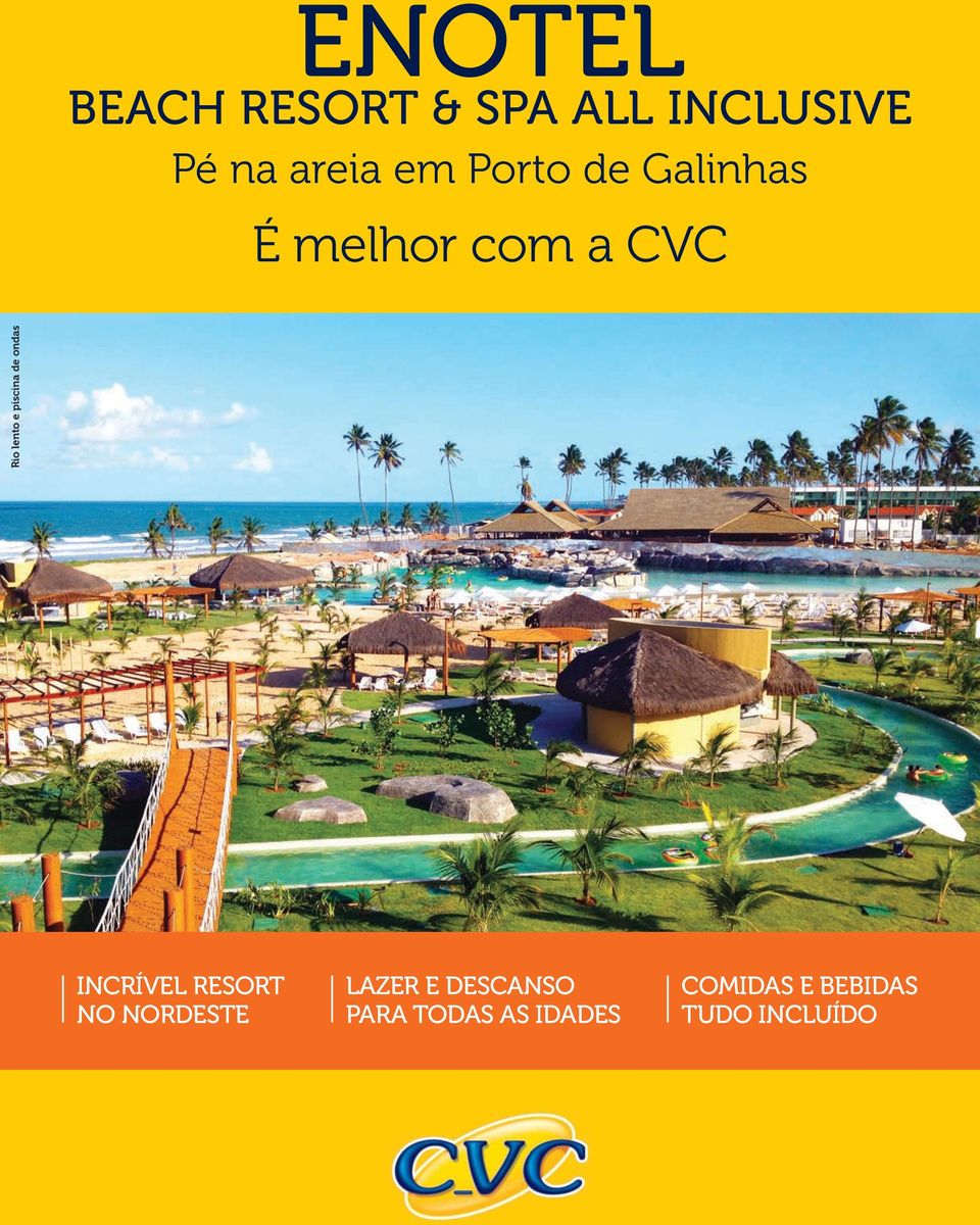 piscina de ondas INCRÍVEL RESORT NO NORDESTE LAZER E