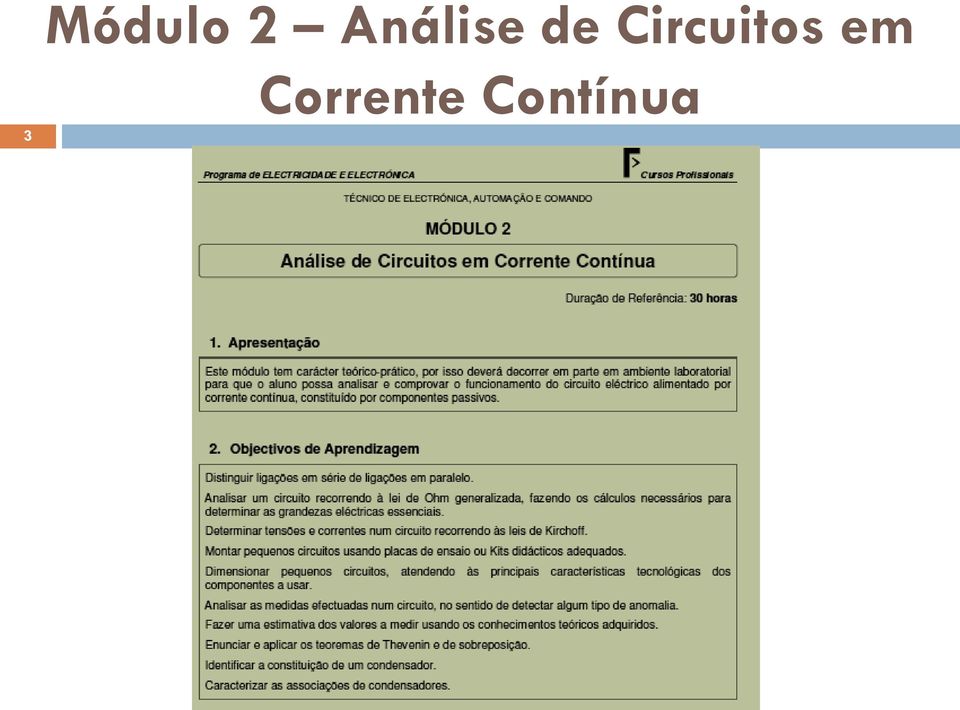 Circuitos em