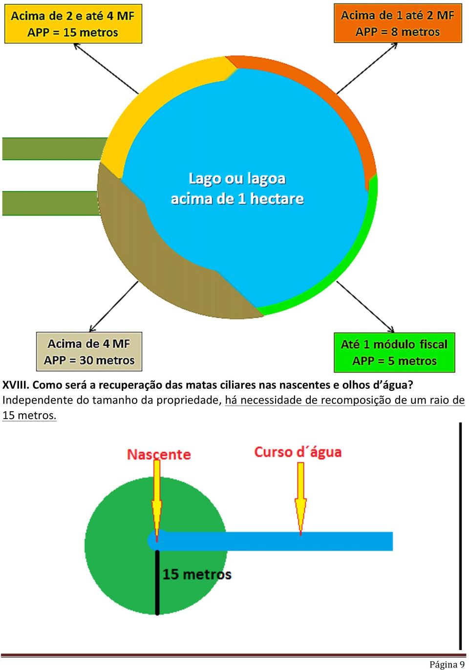 nas nascentes e olhos d água?