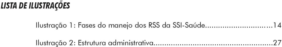 dos RSS da SSI-Saúde.