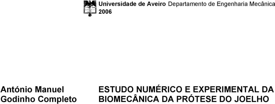 Godinho Completo ESTUDO NUMÉRICO E