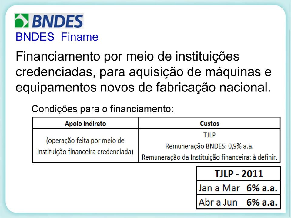 de máquinas e equipamentos novos de