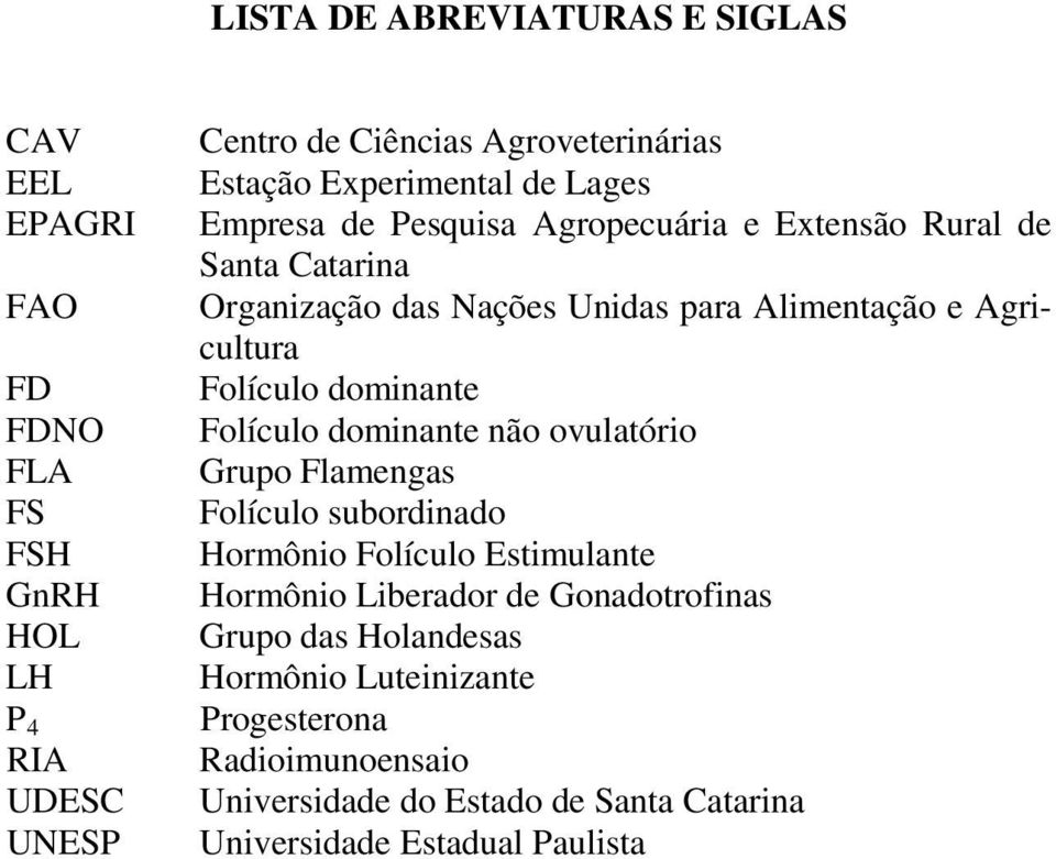 Agricultura Folículo dominante Folículo dominante não ovulatório Grupo Flamengas Folículo subordinado Hormônio Folículo Estimulante Hormônio