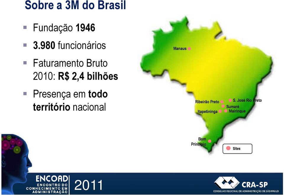 bilhões Presença em todo território nacional Manaus