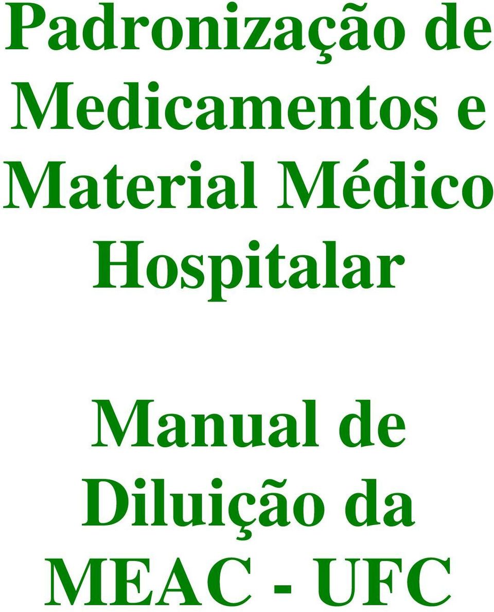 Material Médico