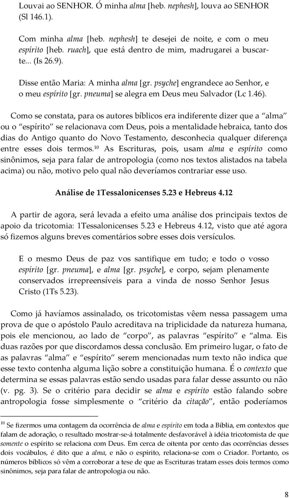 pneuma] se alegra em Deus meu Salvador (Lc 1.46).