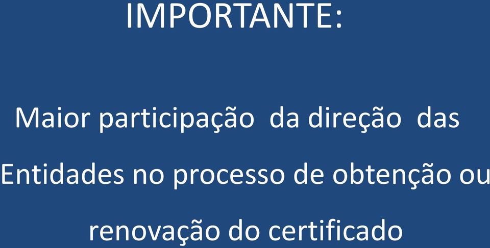 das Entidades no processo