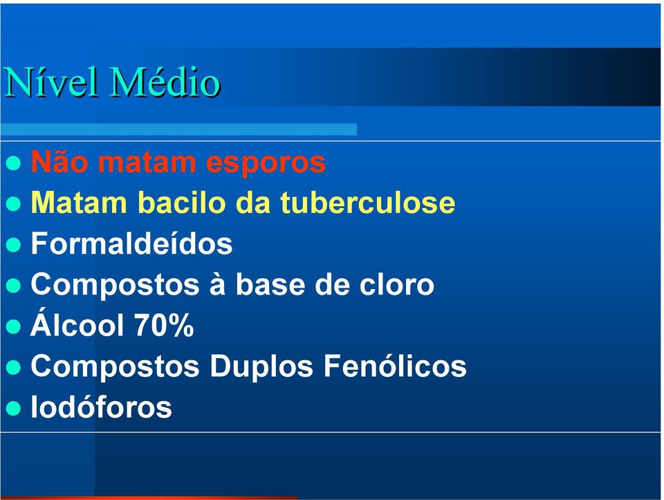 Compostos à base de cloro Álcool 70%