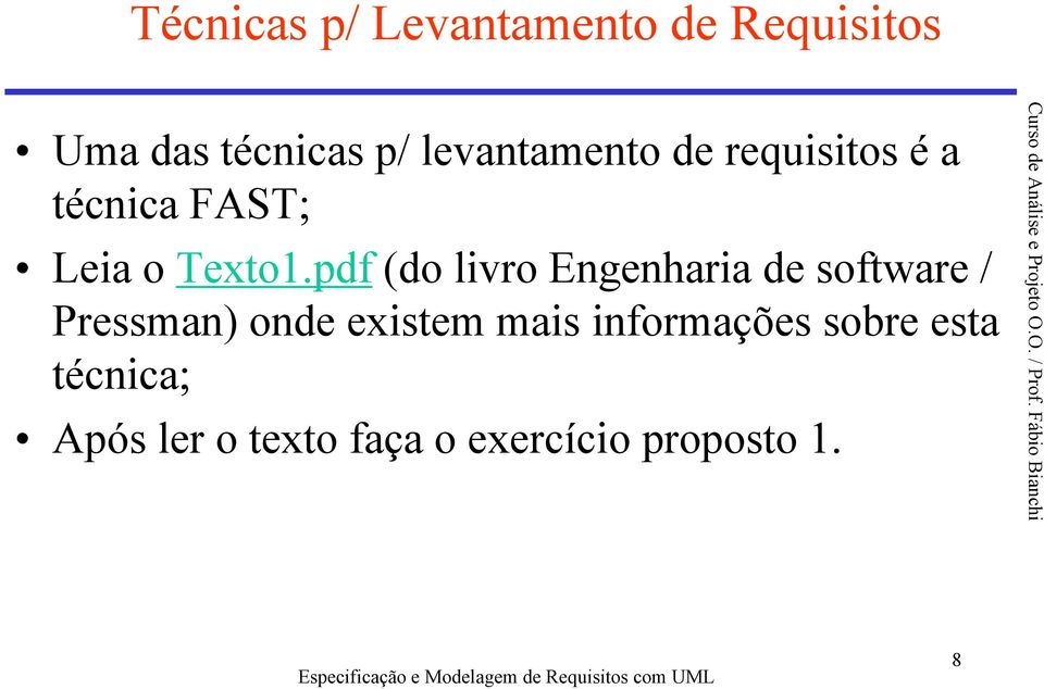 pdf (do livro Engenharia de software / Pressman) onde existem