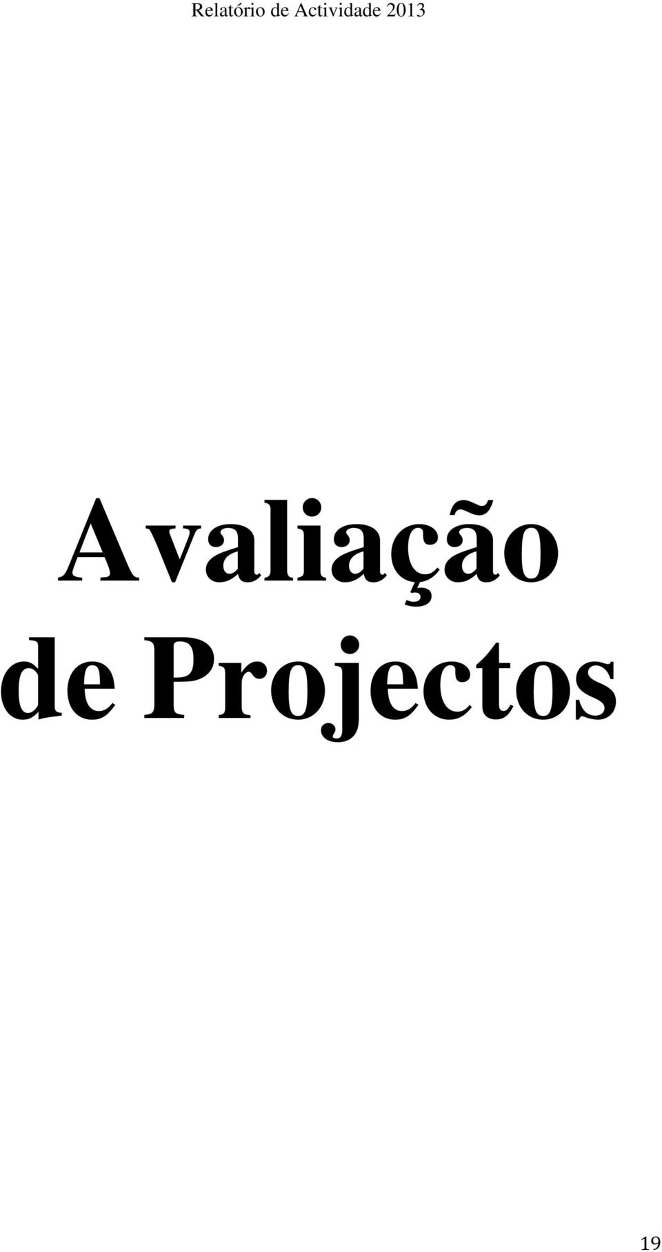 Projectos